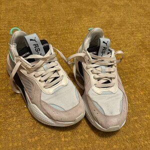 PUMA RS-X 371008-014 Women’s Size 8 White Reinvent Mint Running System Shoes